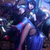 Seya-狮砸《雷电将军 魅魔》主题写真：12张全套美图