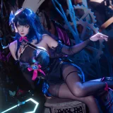 Seya-狮砸《雷电将军 魅魔》主题写真：12张全套美图