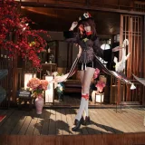 Seya-狮砸《原神 胡桃》主题写真：9张全套美图