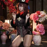 Seya-狮砸《原神 胡桃》主题写真：9张全套美图