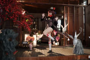 Seya-狮砸《原神 胡桃》主题写真：9张全套美图