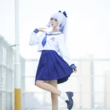Seya-狮砸《原神 凌华JK》主题写真：6张全套美图