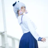 Seya-狮砸《原神 凌华JK》主题写真：6张全套美图