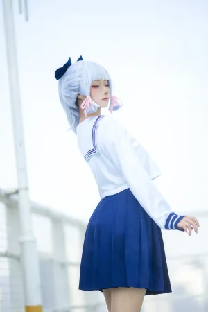 Seya-狮砸《原神 凌华JK》主题写真：6张全套美图