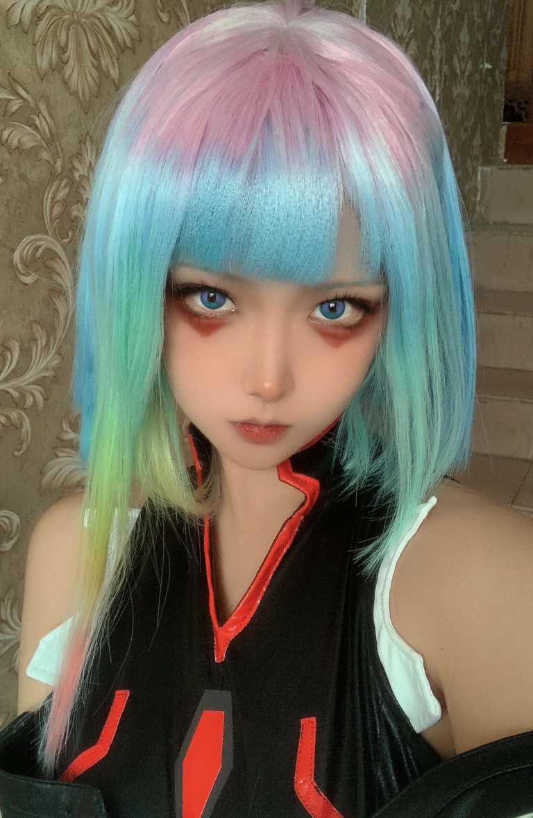 Seya-狮砸《赛博朋克：边缘行者 Lucy》主题写真：8张全套美图
