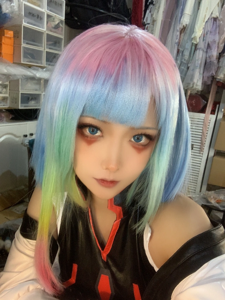 Seya-狮砸《赛博朋克：边缘行者 Lucy》主题写真：8张全套美图