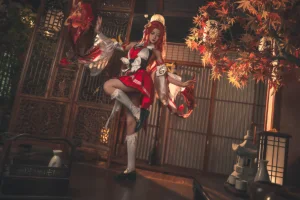 Seya-狮砸《王者荣耀 貂蝉 唤灵魅影》主题写真：6张全套美图