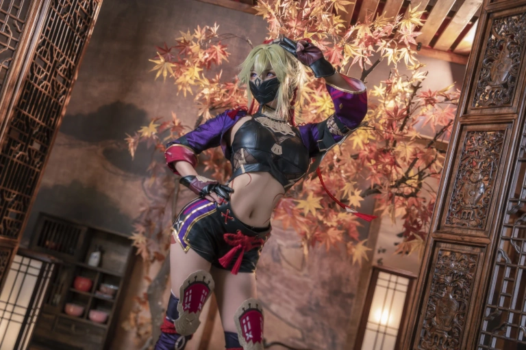 Seya-狮砸《原神 久岐忍》主题写真：6张全套美图