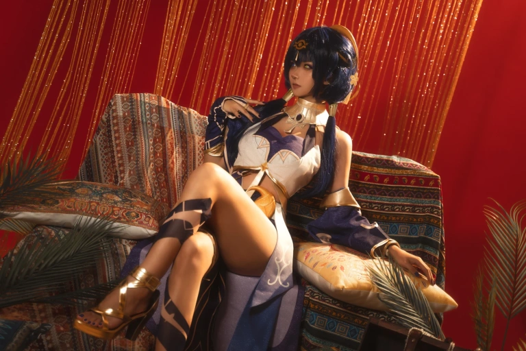 Seya-狮砸《原神 坎蒂丝》主题写真：12张全套美图