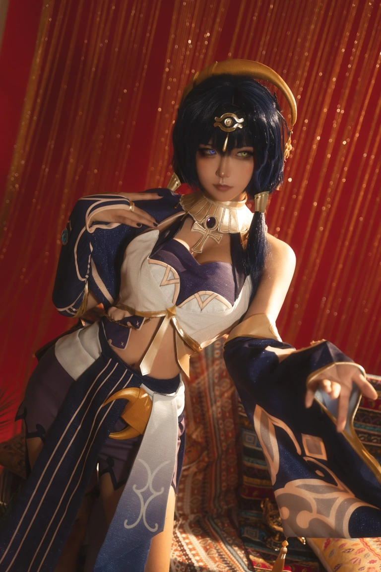 Seya-狮砸《原神 坎蒂丝》主题写真：12张全套美图