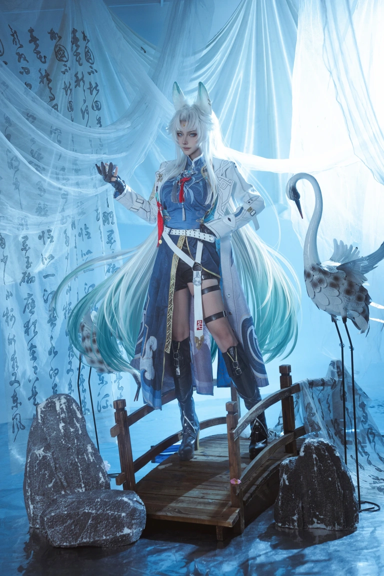 Seya-狮砸《中秋节 飞霄》主题写真：10张全套美图