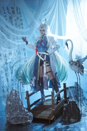 Seya-狮砸《中秋节 飞霄》主题写真：10张全套美图