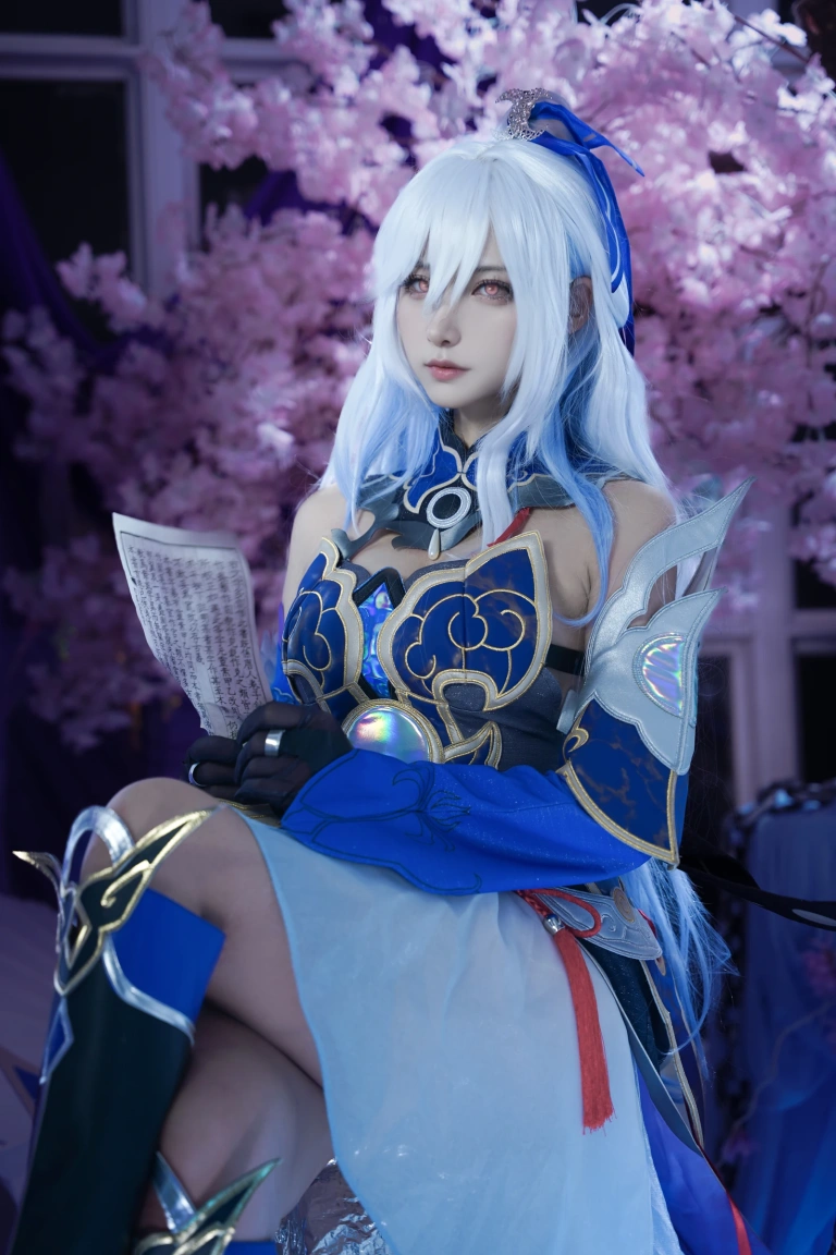 Seya-狮砸《中秋节限定 镜流》主题写真：10张全套美图