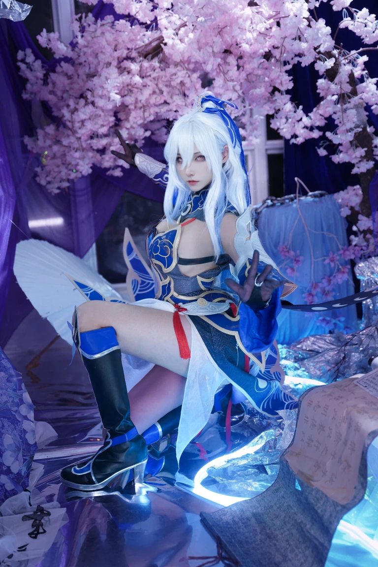 Seya-狮砸《中秋节限定 镜流》主题写真：10张全套美图