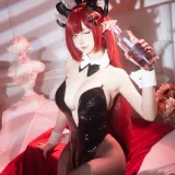 Seya-狮砸《兴登堡兔女郎》主题写真：12张全套美图