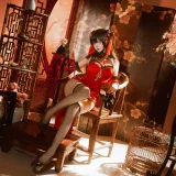 Seya-狮砸《2025年01月限定 狂三旗袍》主题写真：12张全套美图
