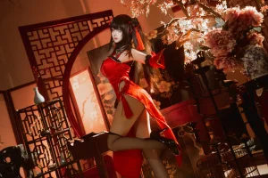 Seya-狮砸《2025年01月限定 狂三旗袍》主题写真：12张全套美图