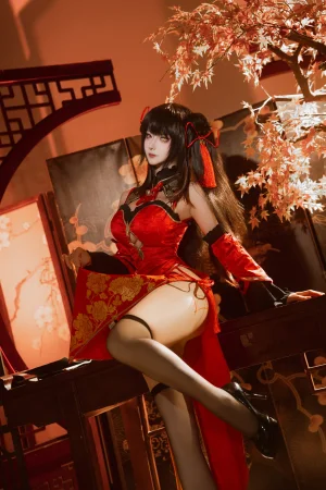 Seya-狮砸《2025年01月限定 狂三旗袍》主题写真：12张全套美图