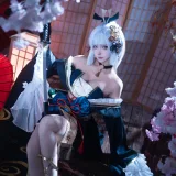 Seya-狮砸《原神 神里绫华·霜刃》主题写真：12张全套美图