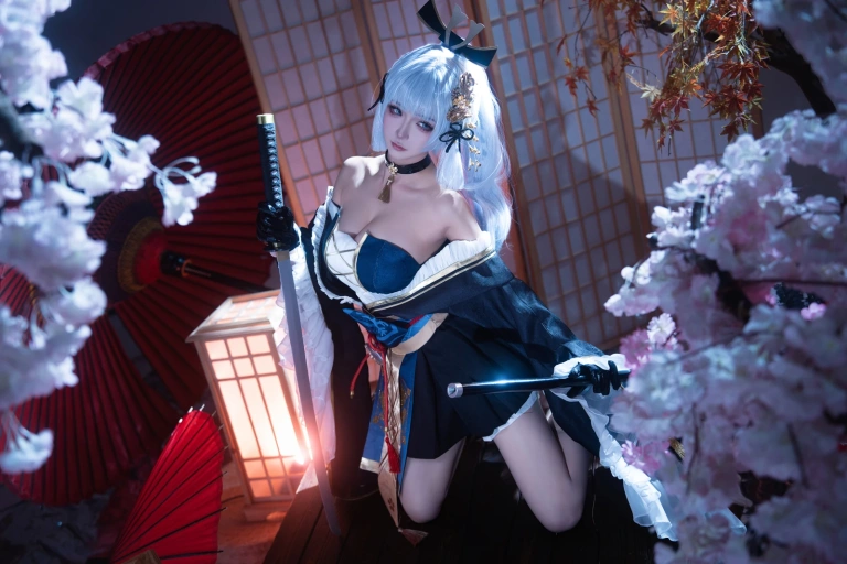 Seya-狮砸《原神 神里绫华·霜刃》主题写真：12张全套美图