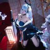 Seya-狮砸《原神 神里绫华·霜刃》主题写真：12张全套美图