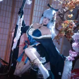 Seya-狮砸《原神 神里绫华·霜刃》主题写真：12张全套美图