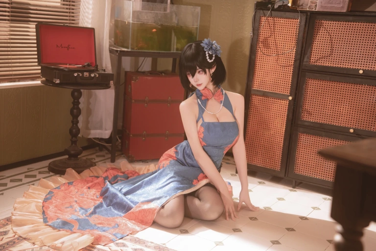 Seya-狮砸《碧蓝航线 建武》主题写真：8张全套美图