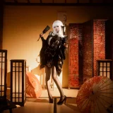 Seya-狮砸《Nikke胜利女神 布兰儿和服》主题写真：12张全套美图