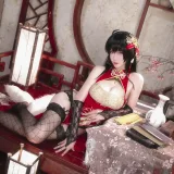 Seya-狮砸《碧蓝航线 大凤旗袍》主题写真：14张全套美图