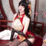 Seya-狮砸《碧蓝航线 大凤旗袍》主题写真：14张全套美图