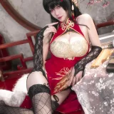 Seya-狮砸《碧蓝航线 大凤旗袍》主题写真：14张全套美图