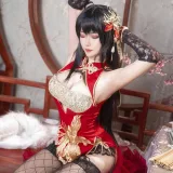 Seya-狮砸《碧蓝航线 大凤旗袍》主题写真：14张全套美图