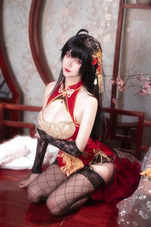 Seya-狮砸《碧蓝航线 大凤旗袍》主题写真：14张全套美图
