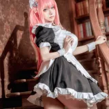 Seya-狮砸《孤独摇滚 波奇酱女仆》主题写真：14张全套美图