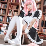 Seya-狮砸《孤独摇滚 波奇酱女仆》主题写真：14张全套美图