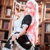 Seya-狮砸《孤独摇滚 波奇酱女仆》主题写真：14张全套美图