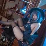 Seya-狮砸《碧蓝航线 柴郡旗袍》主题写真：12张全套美图
