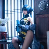 Seya-狮砸《蔚蓝档案 妃咲旗袍》主题写真：12张全套美图