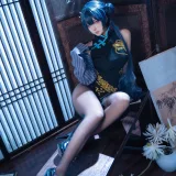 Seya-狮砸《蔚蓝档案 妃咲旗袍》主题写真：12张全套美图