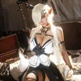 Seya-狮砸《碧蓝航线 尾张魔王》主题写真：12张全套美图
