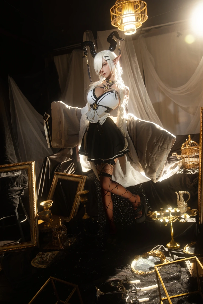 Seya-狮砸《碧蓝航线 尾张魔王》主题写真：12张全套美图