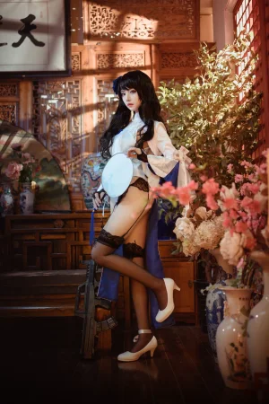 Shika小鹿鹿《95玉玲珑》主题写真：9张全套美图