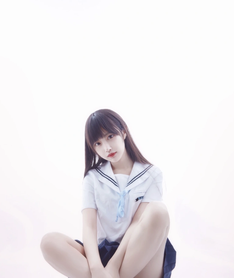 Shika小鹿鹿《JK学姐》主题写真：9张全套美图
