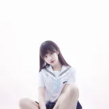 Shika小鹿鹿《JK学姐》主题写真：9张全套美图