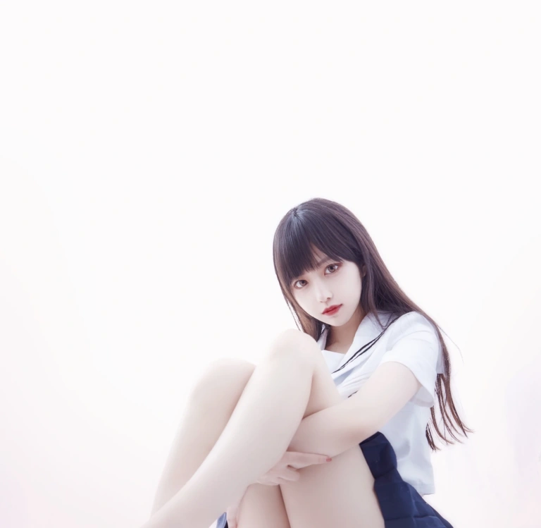Shika小鹿鹿《JK学姐》主题写真：9张全套美图