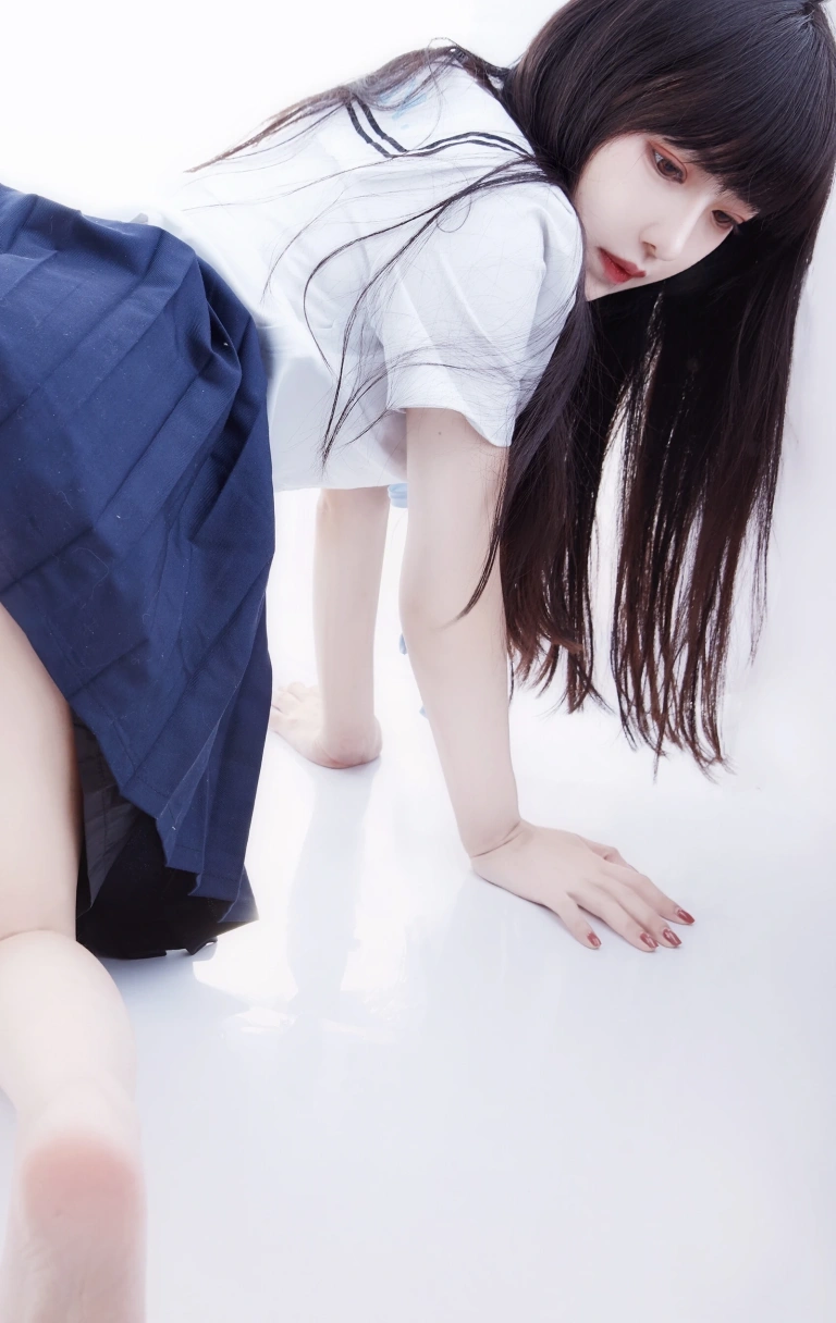 Shika小鹿鹿《JK学姐》主题写真：9张全套美图