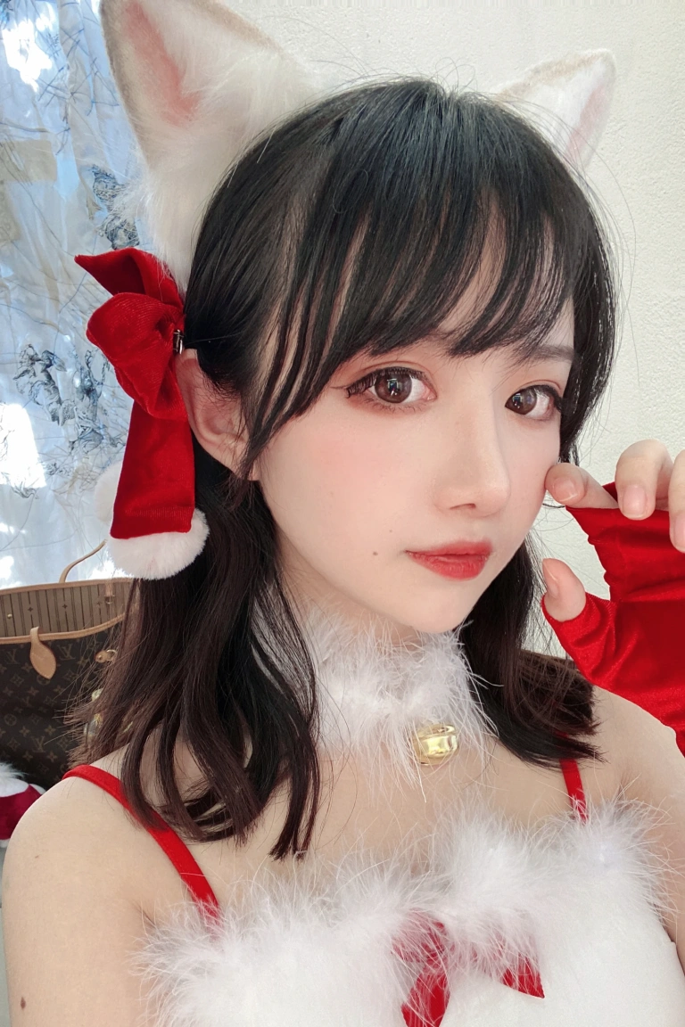 Shika小鹿鹿《圣诞四套合集》主题写真：42张全套美图