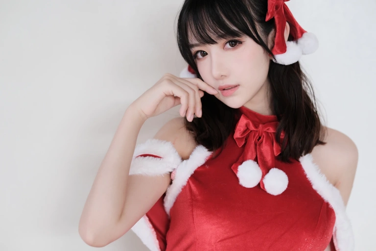 Shika小鹿鹿《圣诞四套合集》主题写真：42张全套美图