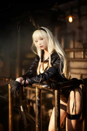 Shika小鹿鹿《少女前线 AN94兔女郎》主题写真：35张全套美图