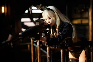 Shika小鹿鹿《少女前线 AN94兔女郎》主题写真：35张全套美图